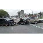 Лобовое столкновение БМВ и «Тойоты» произошло на трассе М-52 в Бердске