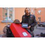 На мотоцикле из Старой Руссы привез домой останки прадеда-красноармейца житель Бердска