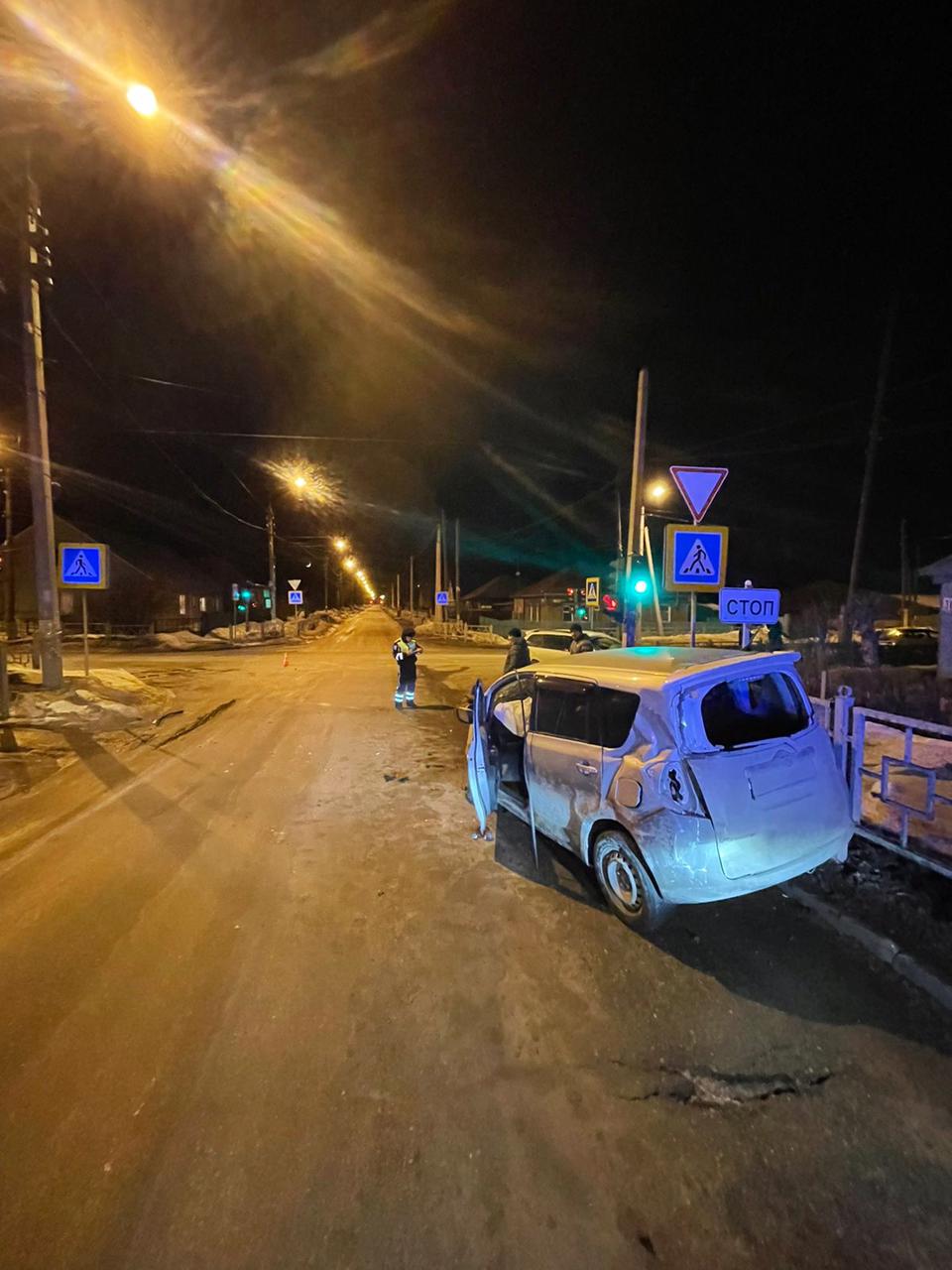 Водители иномарок пострадали при столкновении в Бердске