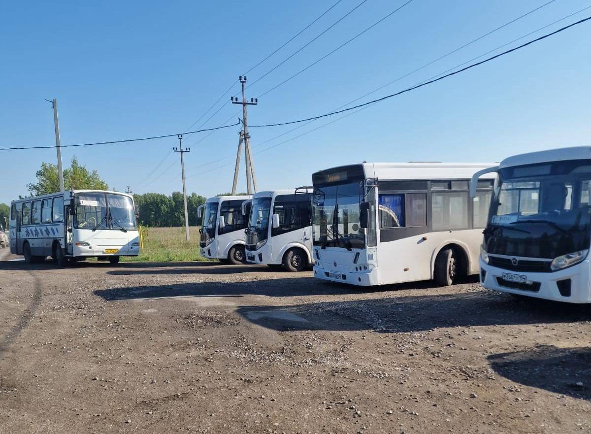 Семь автобусов №1 в Бердске сняты с линии из-за сообщения о минировании