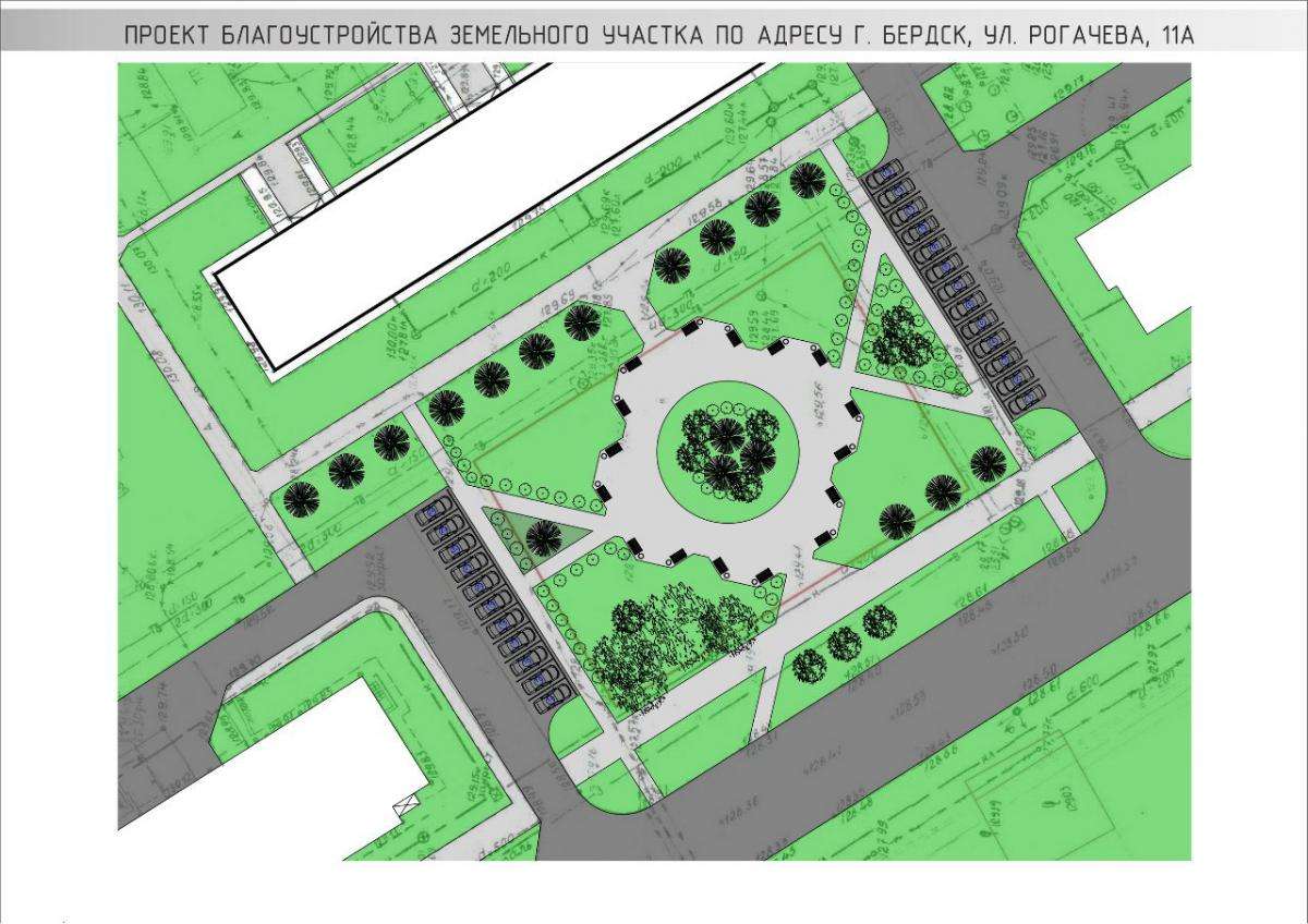 План благоустройства чертеж