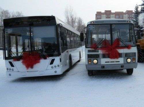 Два новых автобуса появились в Бердске в январе 2014-го