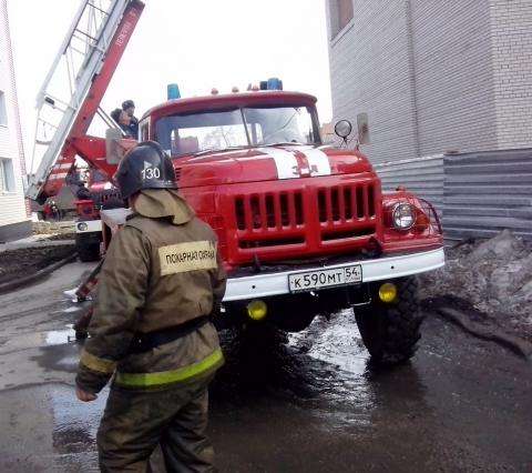 Одни дома: пожарные на автовышке проникли в запертую квартиру с двумя детьми в Бердске