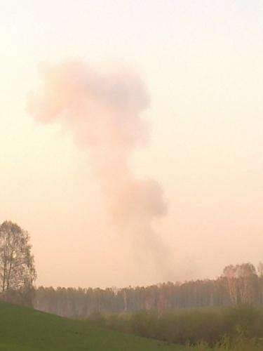 Взрыв на НЗИВ. Фото Ивана Мучкаева