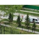 Дорожную разметку наносят на ул. Попова Дорожную разметку наносят на ул. Попова
