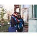 Переписчик Никита и куратор Людмила впервые внесли в планшет данные о жителях Бердска Переписчик Никита и куратор Людмила впервые внесли в планшет данные о жителях Бердска