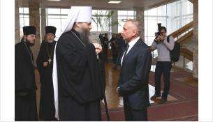 Митрополит Новосибирский и Бердский Никодим и Андрей Панфёров