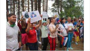 Один из конкурсов слёта - визитная карточка команды Один из конкурсов слёта - визитная карточка команды