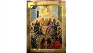 Сошествие Святого Духа на апостолов. Кирилло-Белозерский монастырь, 1497 г. Сошествие Святого Духа на апостолов. Кирилло-Белозерский монастырь, 1497 г.