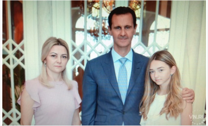 Лариса Матвеева с дочерью фотографировались с Башаром Асадом