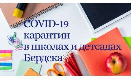 33 класса в школах и 7 групп в детсадах Бердска закрыты на карантин по COVID-19