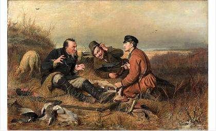 "Охотники на привале", Василий Перов. 1871 г.