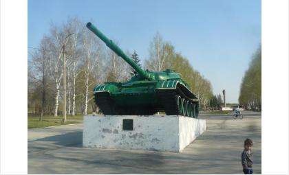 Танк Т-62 в парке Победы Бердска