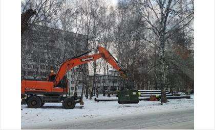 Трубы для нового водовода появились на улице Рогачёва