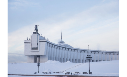 Музей Победы зимой