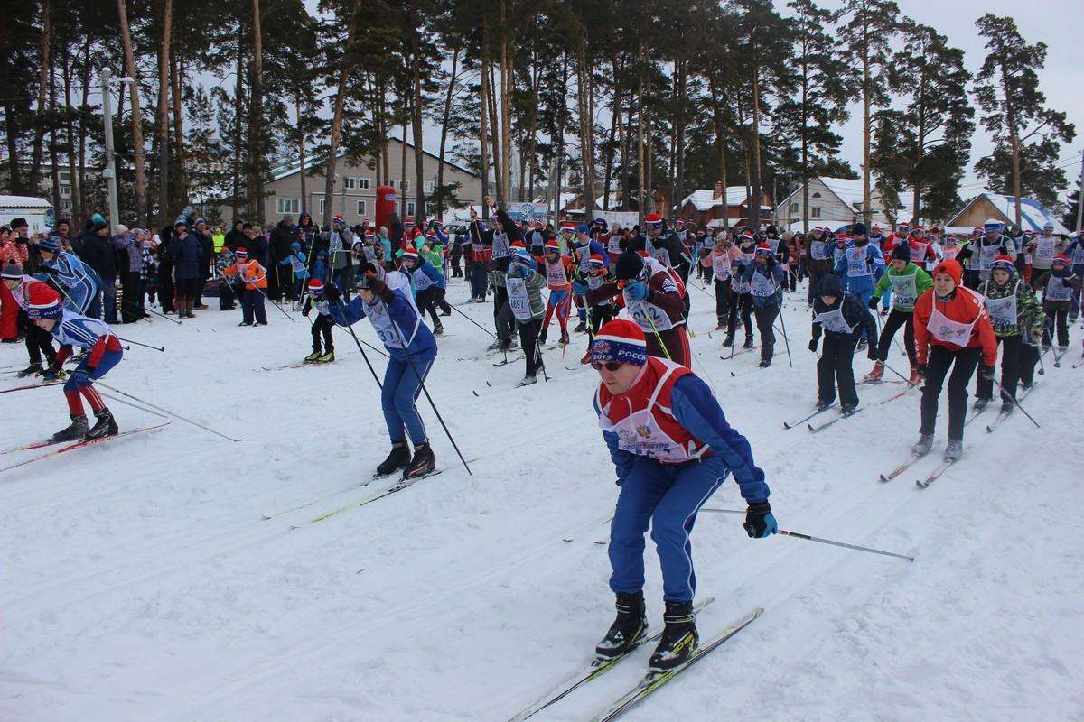 В «Лыжне России-2019» в Бердске участвовали около 800 человек