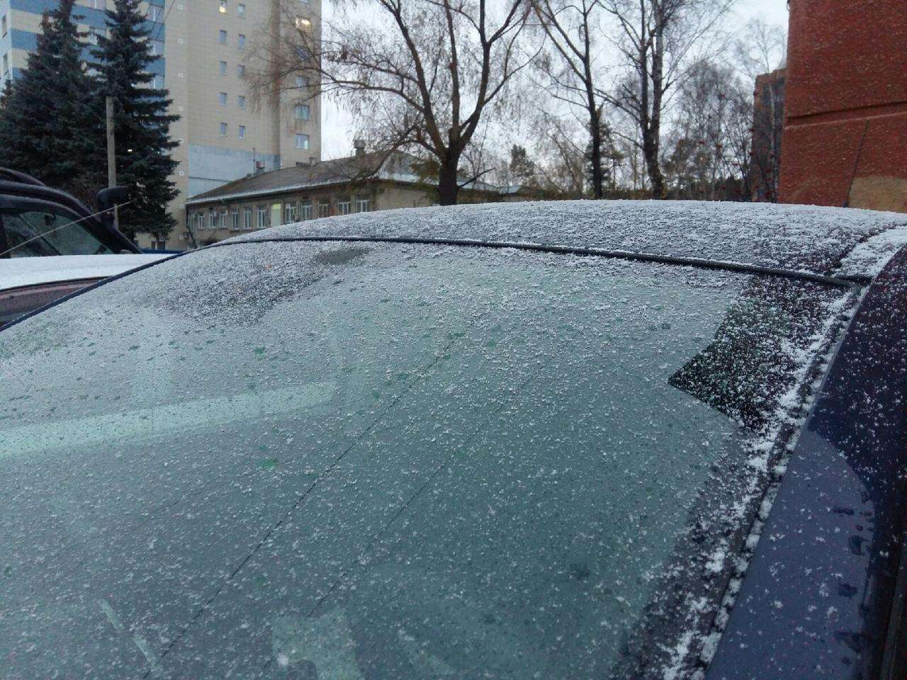 Первый снег: похолодание пришло в Бердск