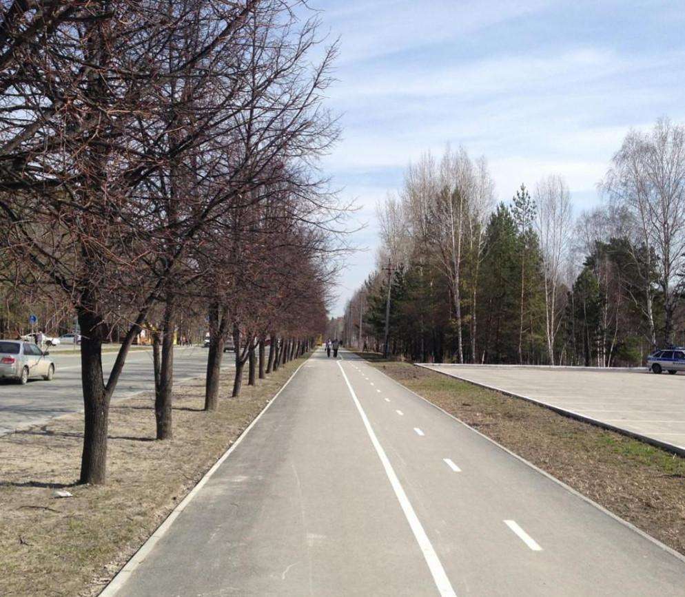 Велодорожки появятся в Микрорайоне Бердска 