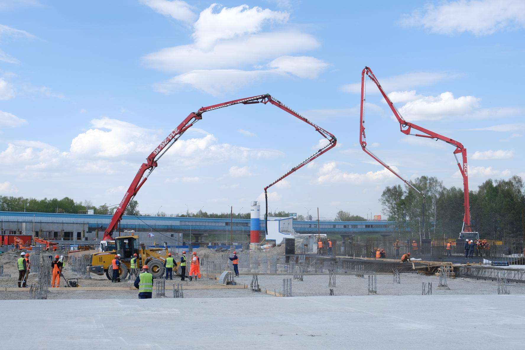 Губернатор: Работы по строительству новой ледовой арены в Новосибирске идут строго по графику   