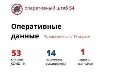 Из 53 пациентов с COVID-19 выздоровели 14 в Новосибирской области