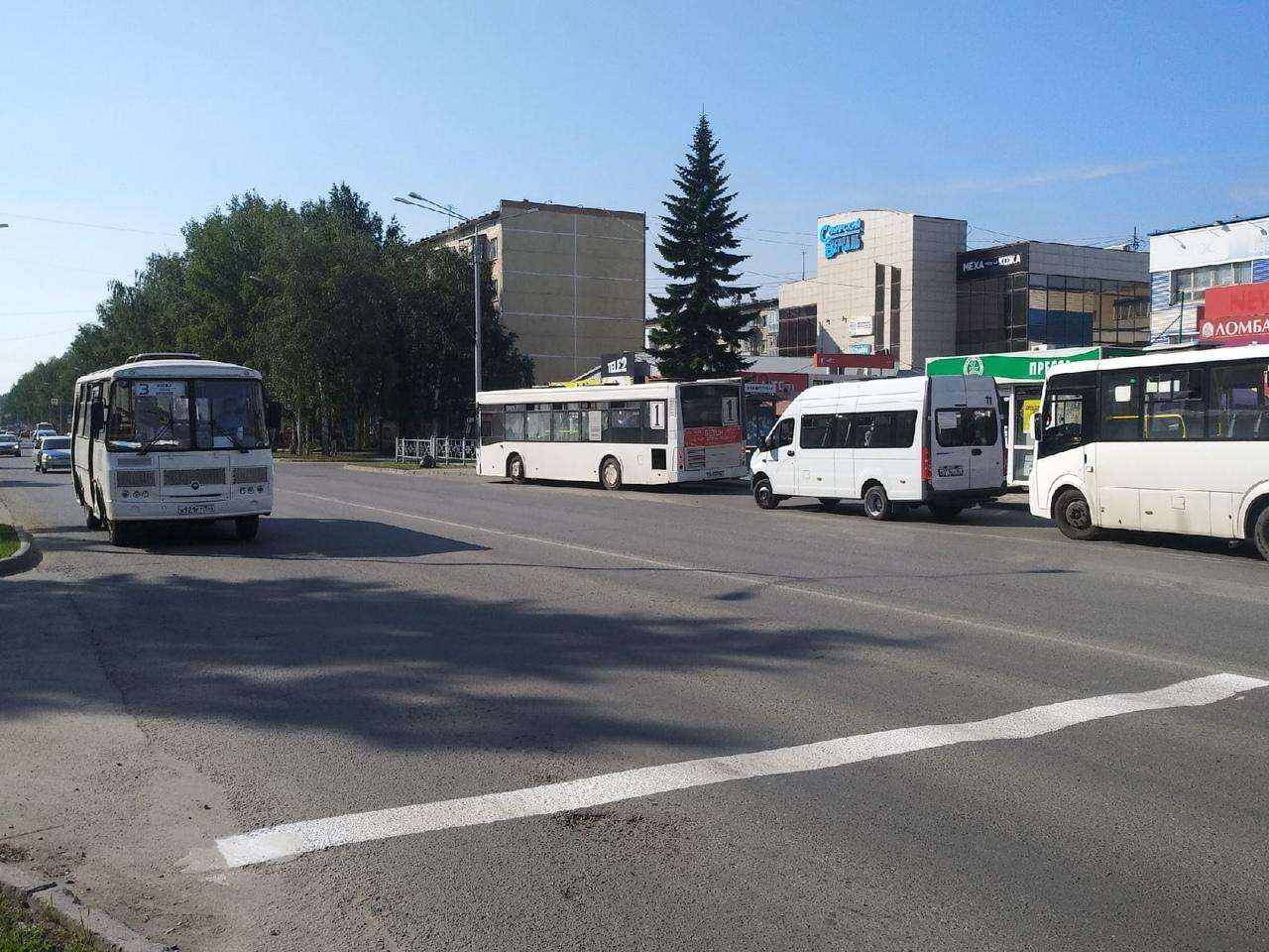 По новому расписанию с 23 июля курсируют в Бердске автобусы №3 и №5