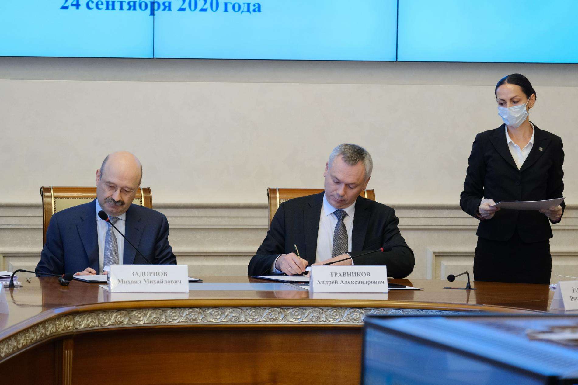 Губернатор и президент-председатель правления банка «Открытие» подписали соглашение о сотрудничестве