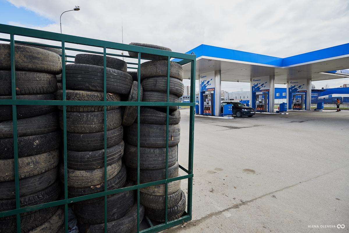 Автомобилисты Бердска и Новосибирска могут бесплатно сдать старые шины на переработку на АЗС