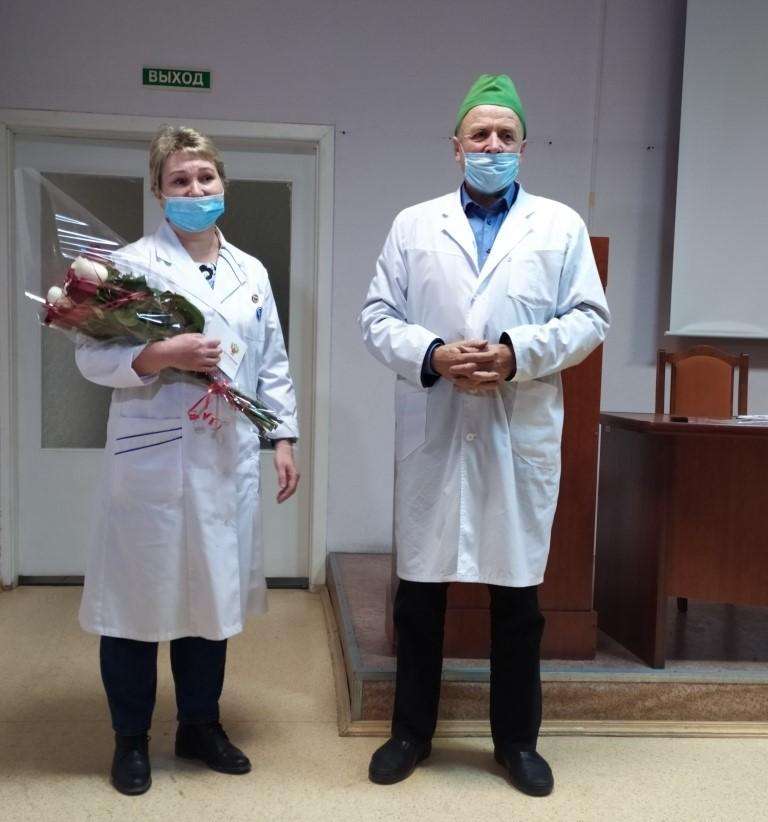 Анестезиолог Искитимской ЦГБ Марина Беляева получила знак «Отличник здравоохранения»