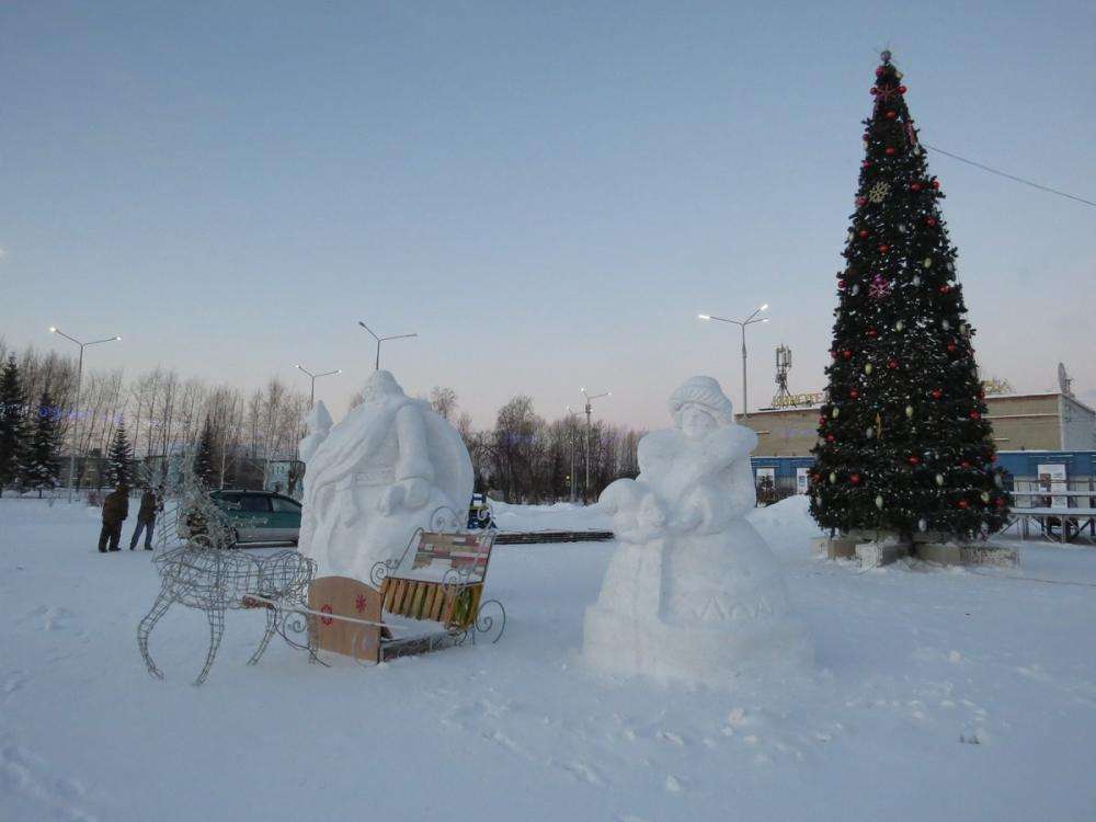 Смета нового года в Бердске:  более 400 тыс. рублей на снежные фигуры, круглая инсталляция – 170 тыс. рублей