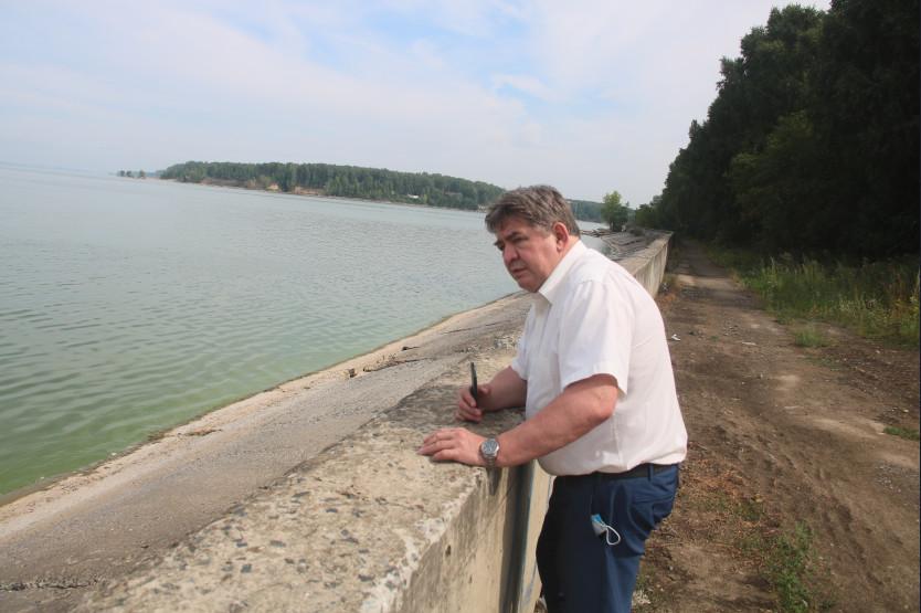 Раньше сроков восстановлено берегоукрепление возле водозабора в Бердске