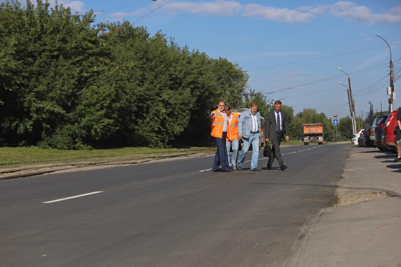 Дорожный контроль проверил состояние автодорог Октябрьского района Новосибирска