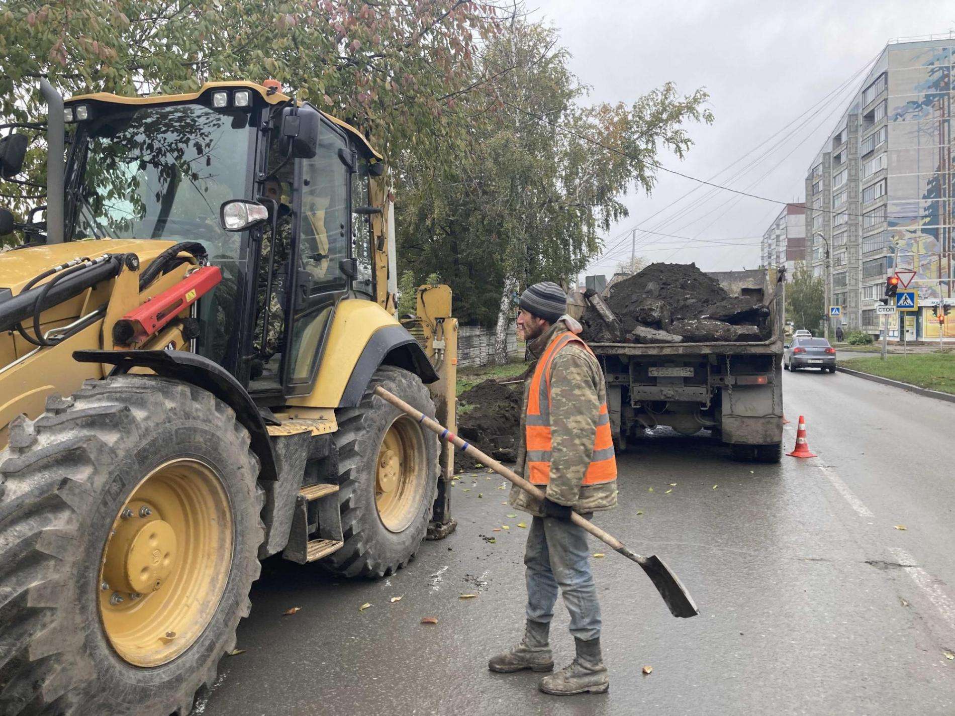 Дорогу на улице Островского в Бердске отремонтируют к 15 октября