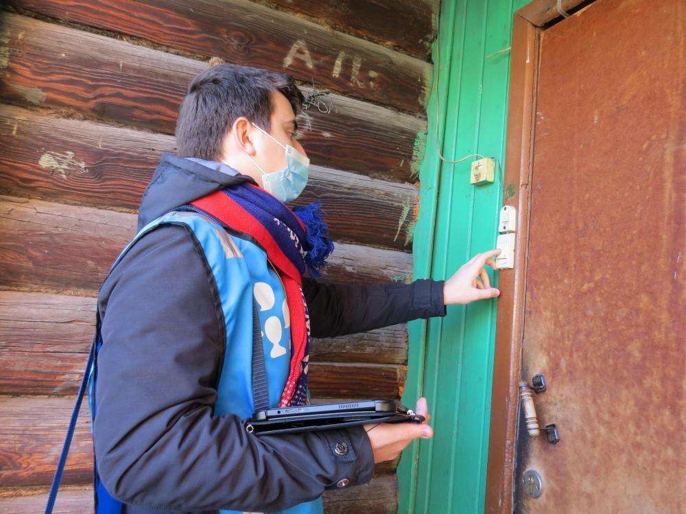 QR-код для переписчиков оставляют бердчане на дверях
