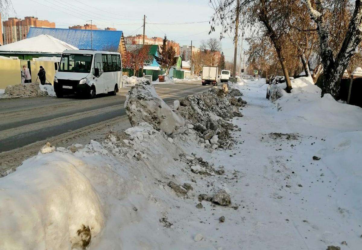 Власть Бердска попросит ЦМУ не заваливать снегом выезды из частных домов