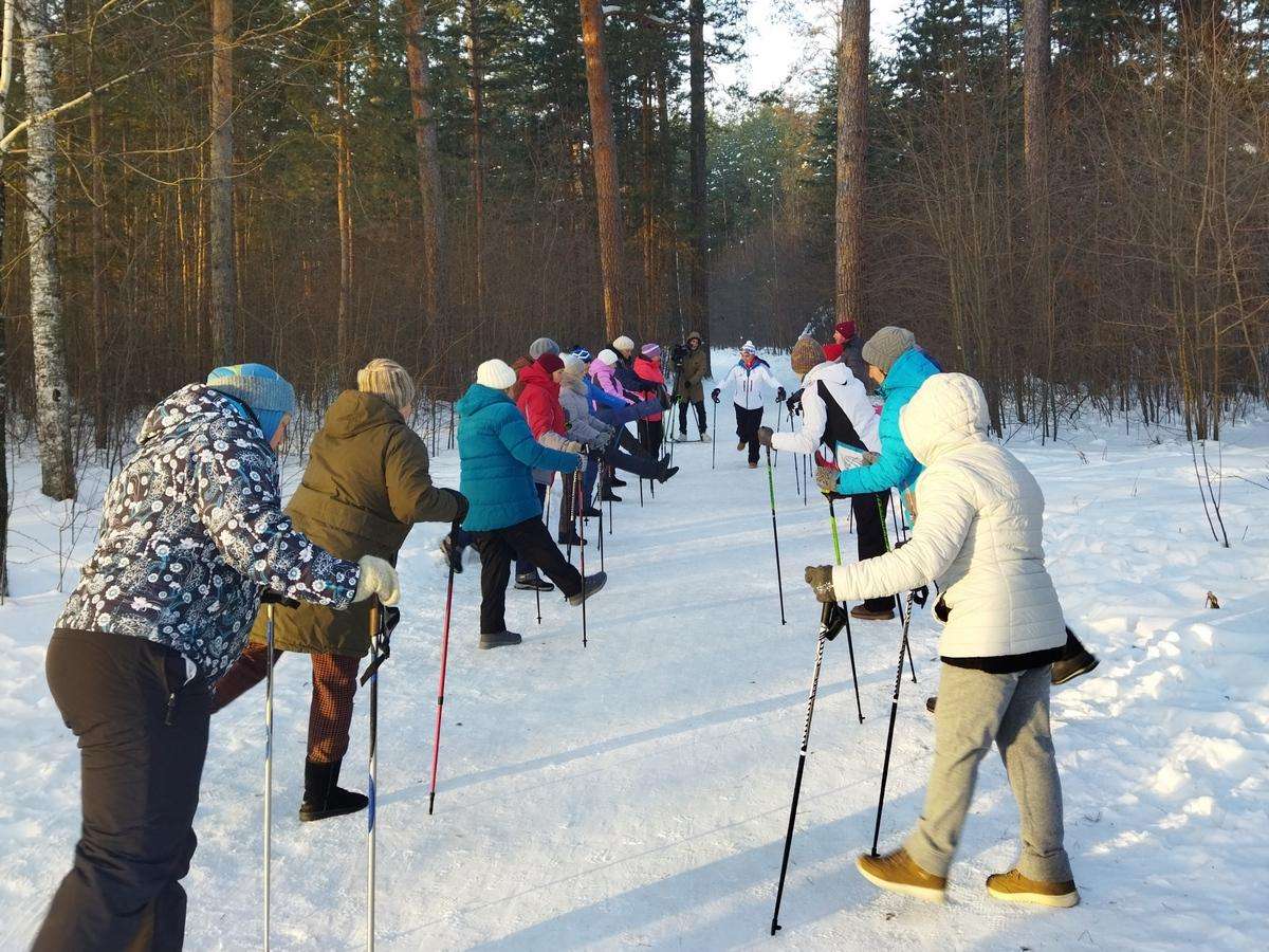 Скандинавская ходьба – не только для бабушек! В Бердске в клубе «ШАХ» состоит 50 человек
