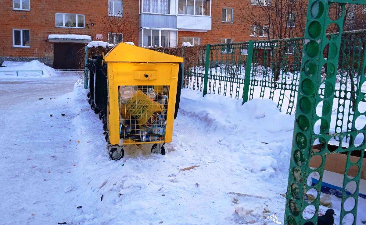 В первые дни года фиксируются единичные жалобы на вывоз мусора в Новосибирской области