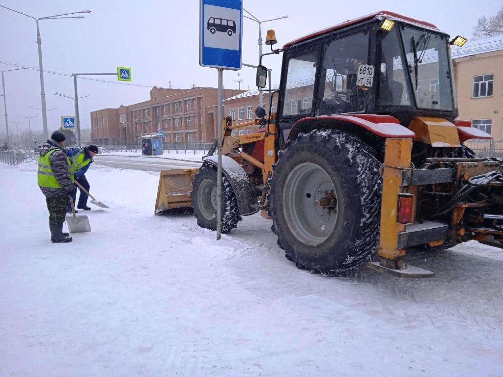 11 тыс кубометров снега вывезли в наступившем году из Бердска