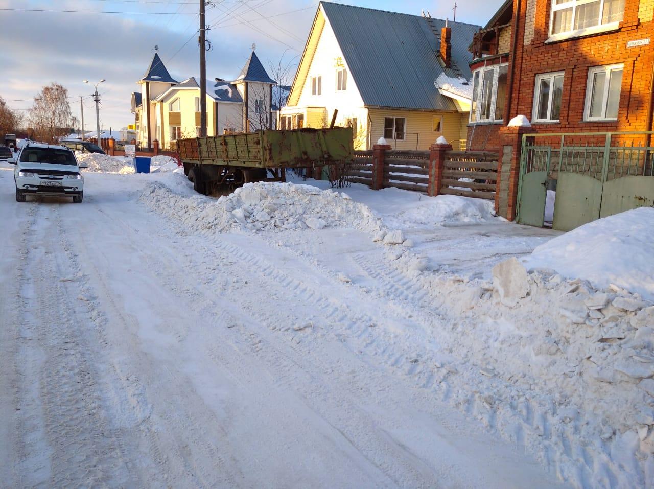 Жители частного сектора продолжают жаловаться на качество уборки дорог в Бердске