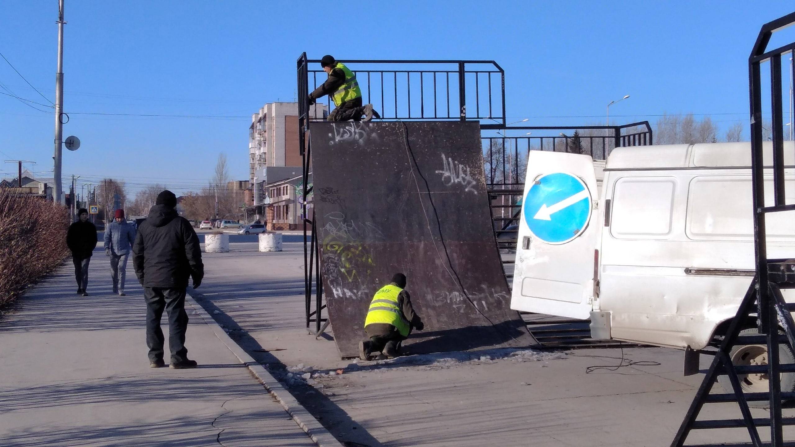 Скейт-парк демонтировали в Бердске