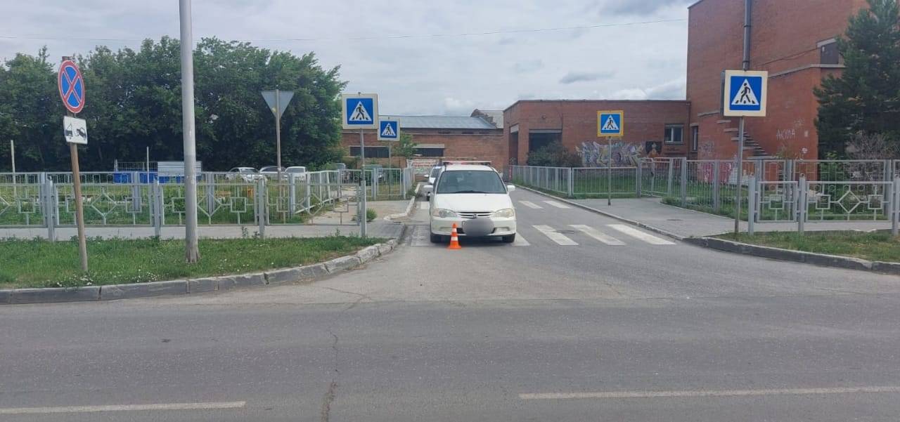 Женщина-велосипедист пострадала в ДТП на «зебре» в Бердске