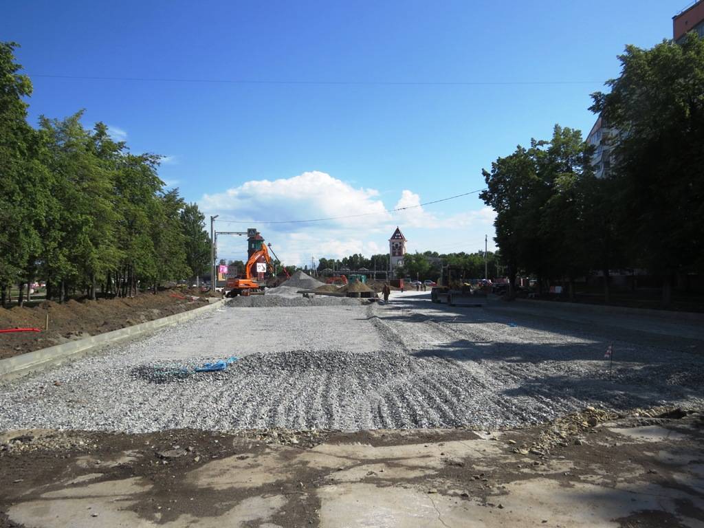 Развязка близка! Готово основание дороги на улице Горького в Бердске