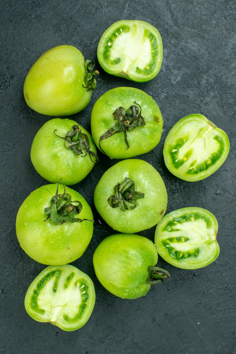 Зеленые помидоры по-корейски
