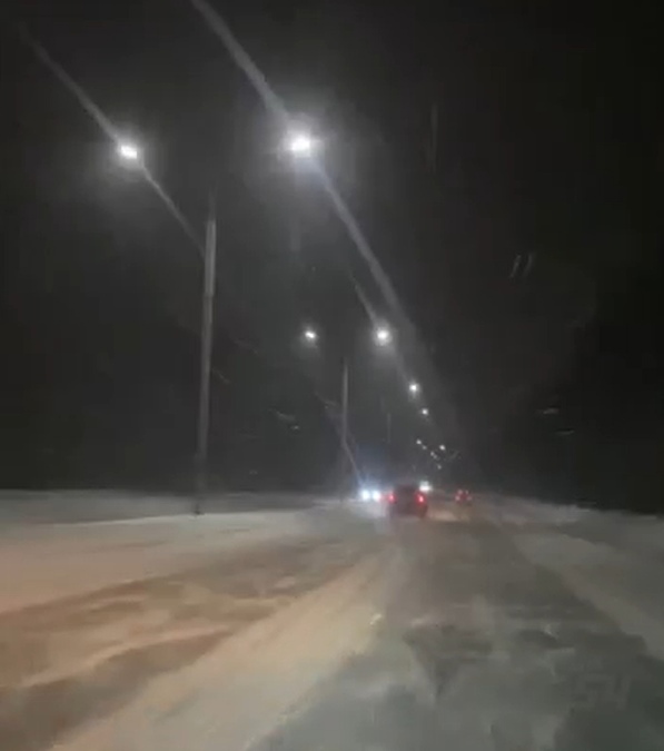 Фонари «поздравили» новосибирских водителей с Новым годом