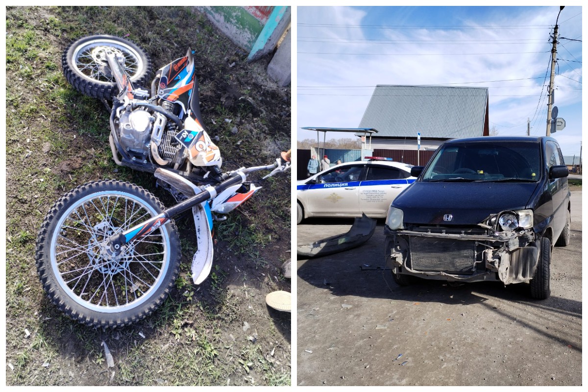 Под Новосибирском на дороге умер 19-летний мотоциклист