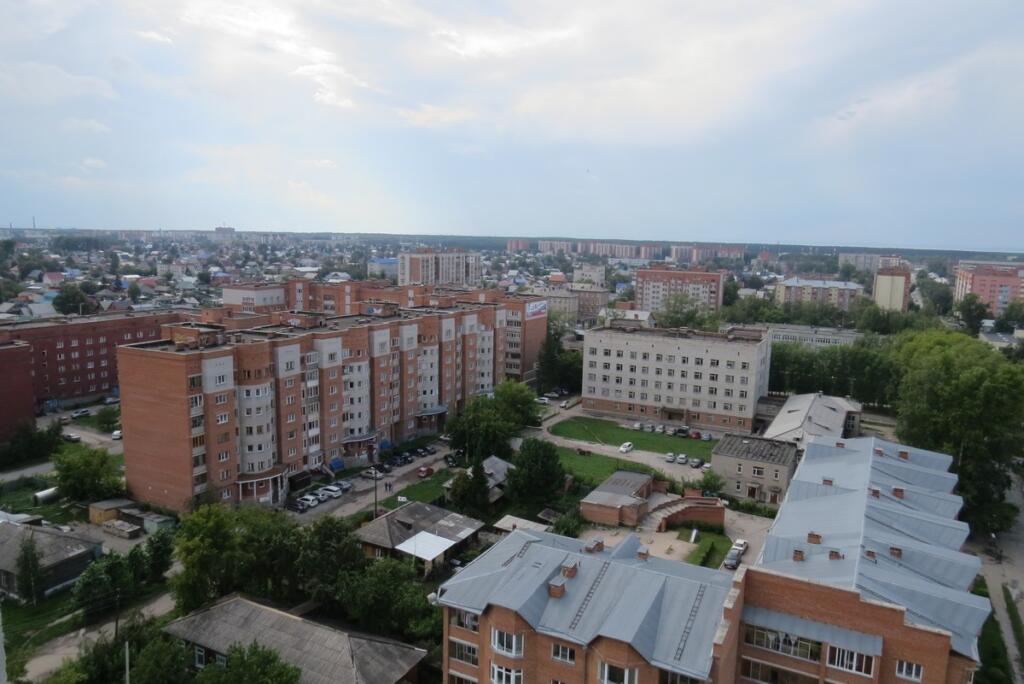 Вид на Бердск с высоты