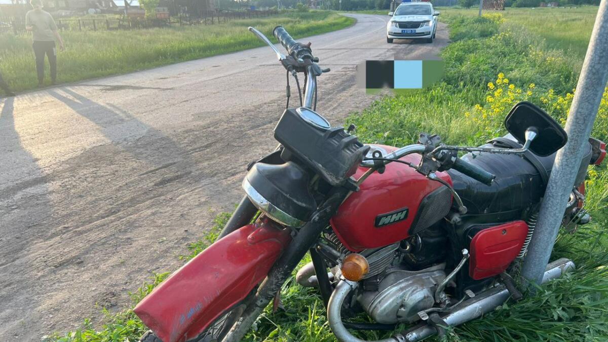 Слетел в кювет и разбился насмерть мотоциклист в с.Береговом Новосибирского района