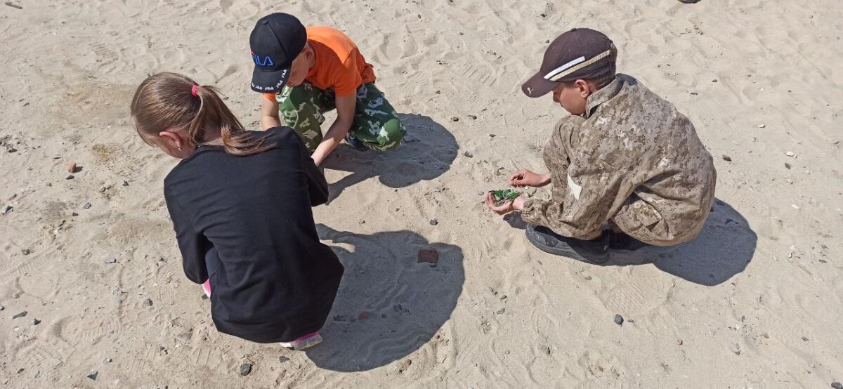 «Берег добрых дел» — школьники очистили от гвоздей и стекол побережье в Бердске