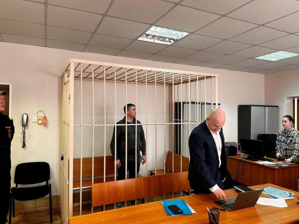 Евгений Коржов в зале суда
