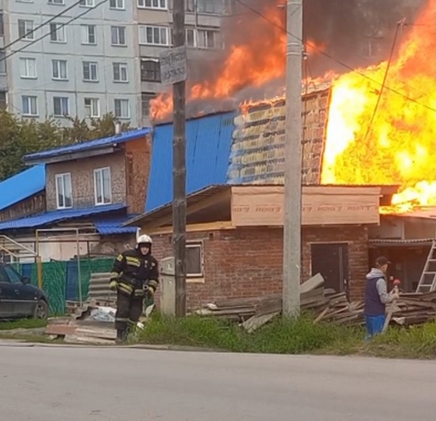 В горящем доме погиб ребенок