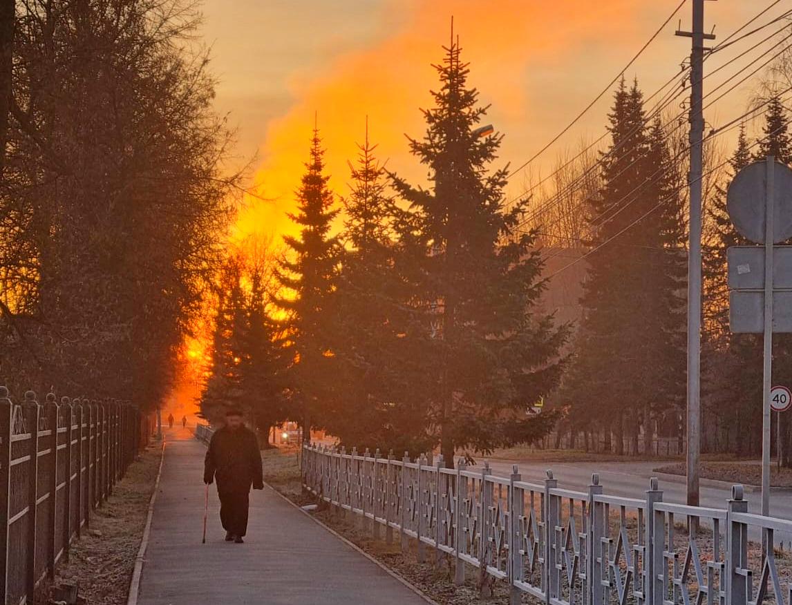 Не горят фонари на ул. Комсомольской в Бердске